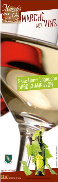 17ème Marché aux vins de champillon. Du 8 au 10 mars 2013 à champillon. Marne. 